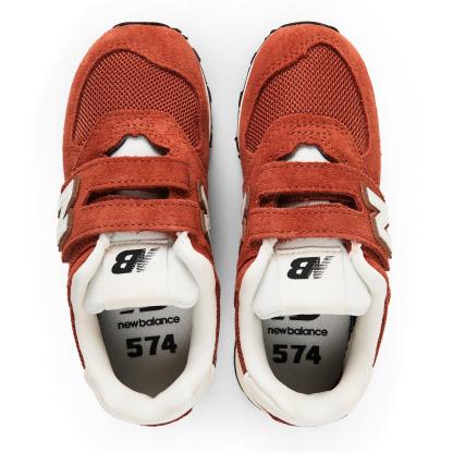 New Balance Kids' 574 Suede Trainers Maple