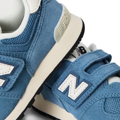 New Balance Kids' 574 Suede Trainers Heron Blue