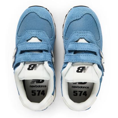 New Balance Kids' 574 Suede Trainers Heron Blue