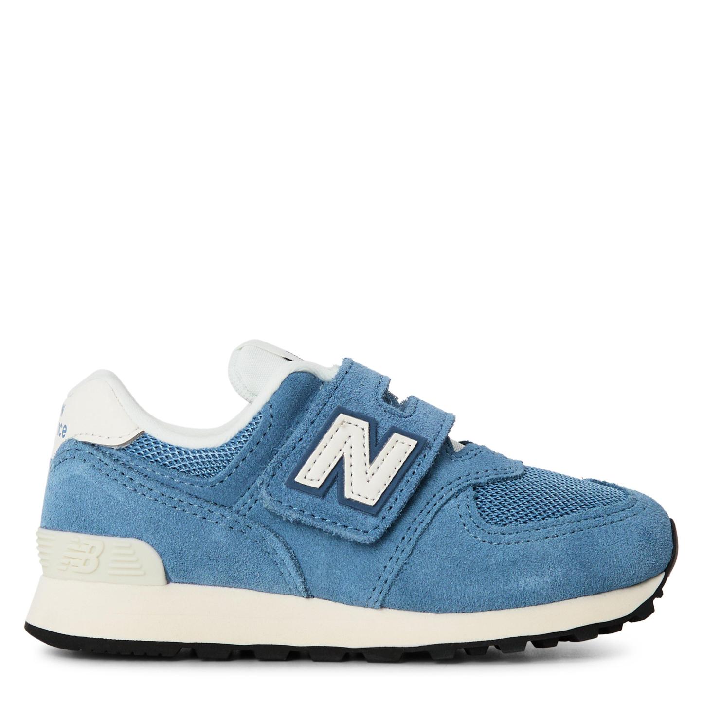 New Balance Kids' 574 Suede Trainers Heron Blue