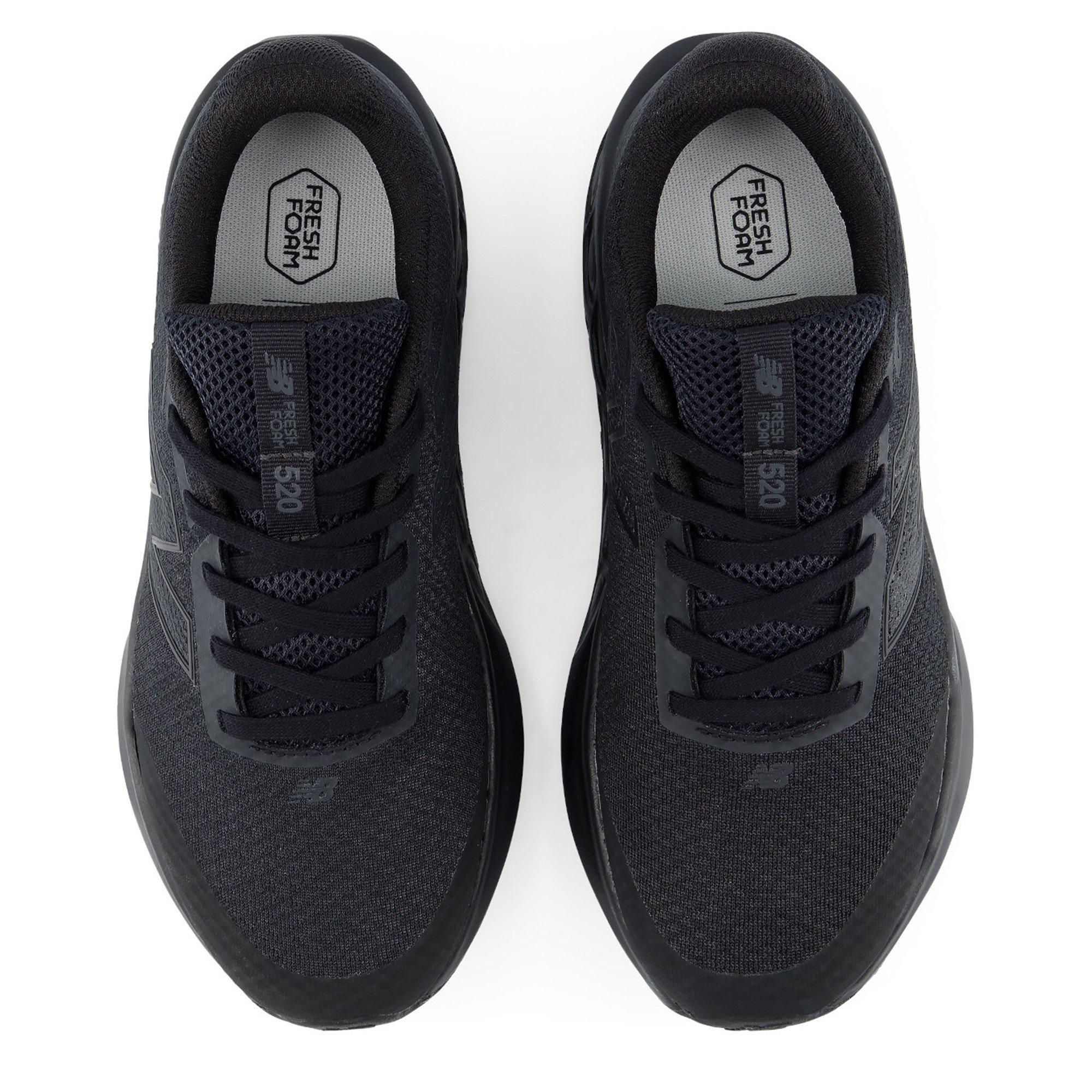 New Balance Kids' 520 Breathable Mesh Runners Triple Black