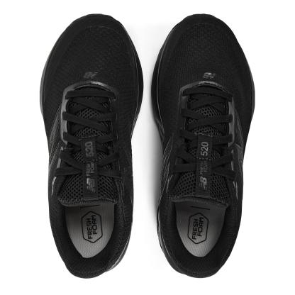 New Balance Kids' 520 Breathable Mesh Runners Triple Black
