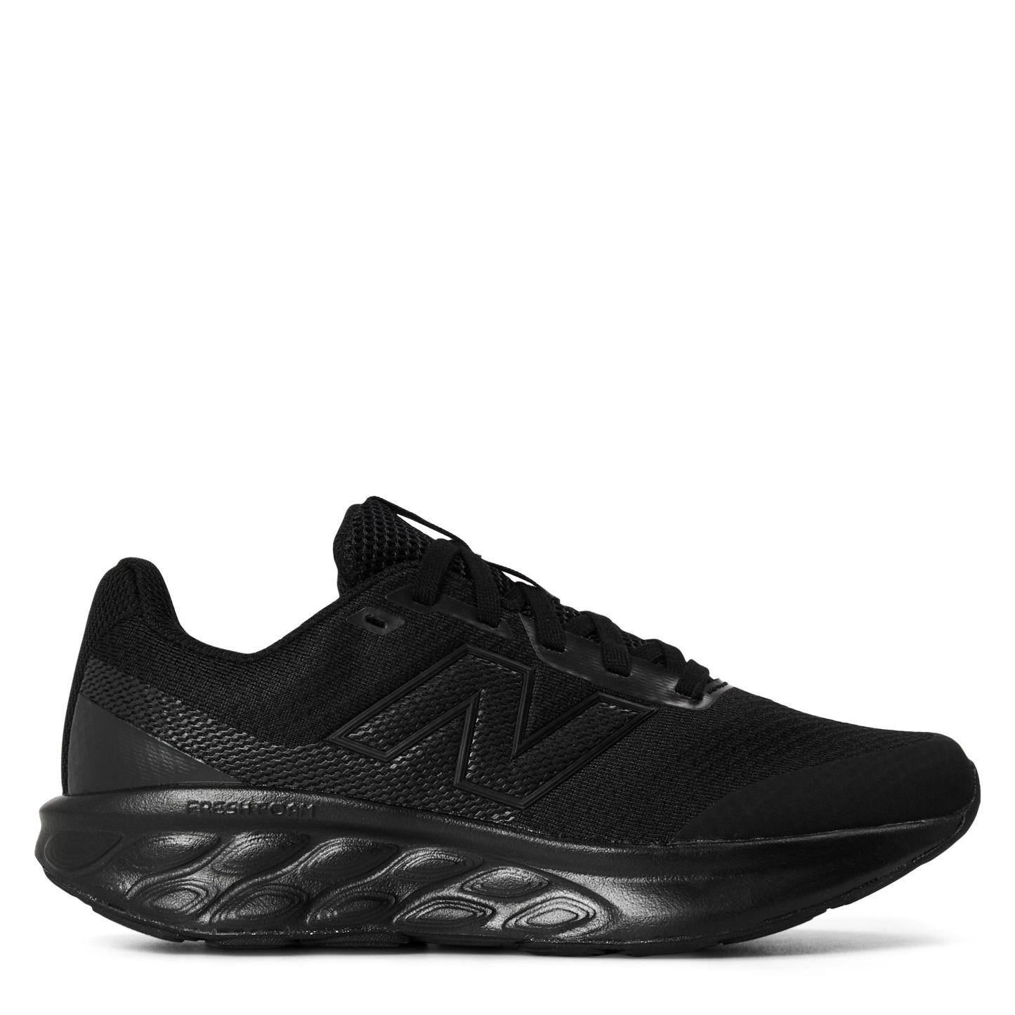 New Balance Kids' 520 Breathable Mesh Runners Triple Black