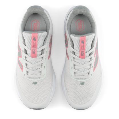 New Balance Kids' 520 Breathable Mesh Runners Grey/Pink