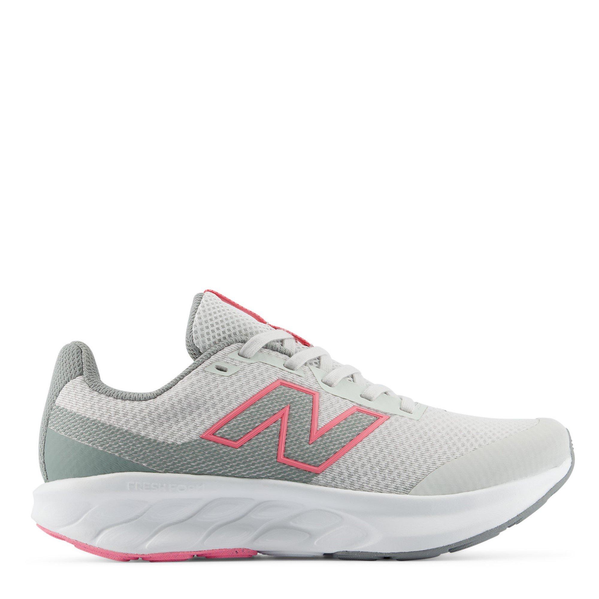 New Balance Kids' 520 Breathable Mesh Runners Grey/Pink