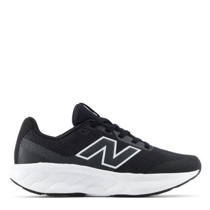New Balance Kids' 520 Breathable Mesh Runners Black/White