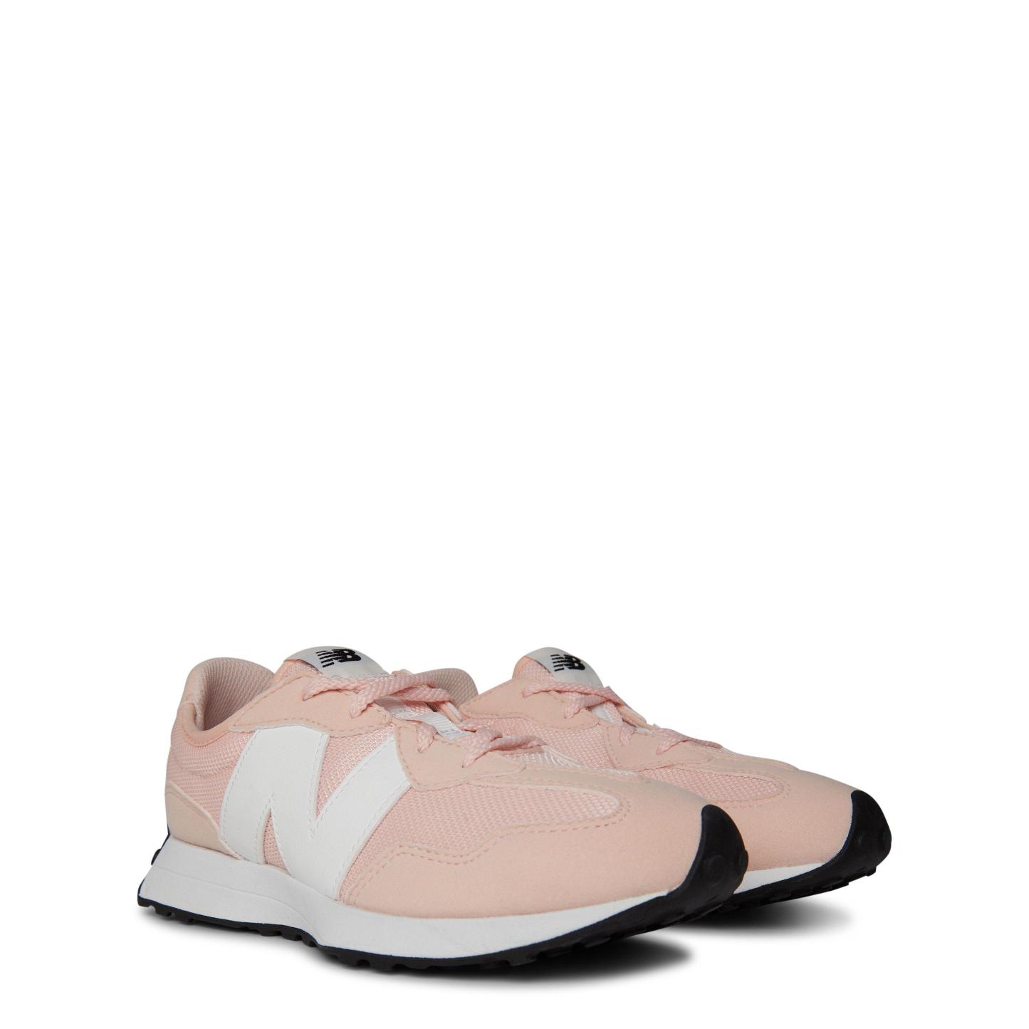 New Balance Kids' 327 Suede Runners Pink/White (06159302)