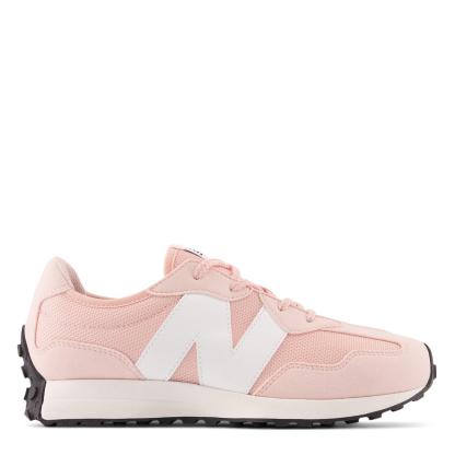 New Balance Kids' 327 Suede Runners Pink/White (06159307)