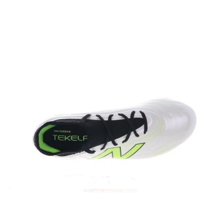 New Balance Tekela Academy Juniors Firm Ground Football Boots White/Green
