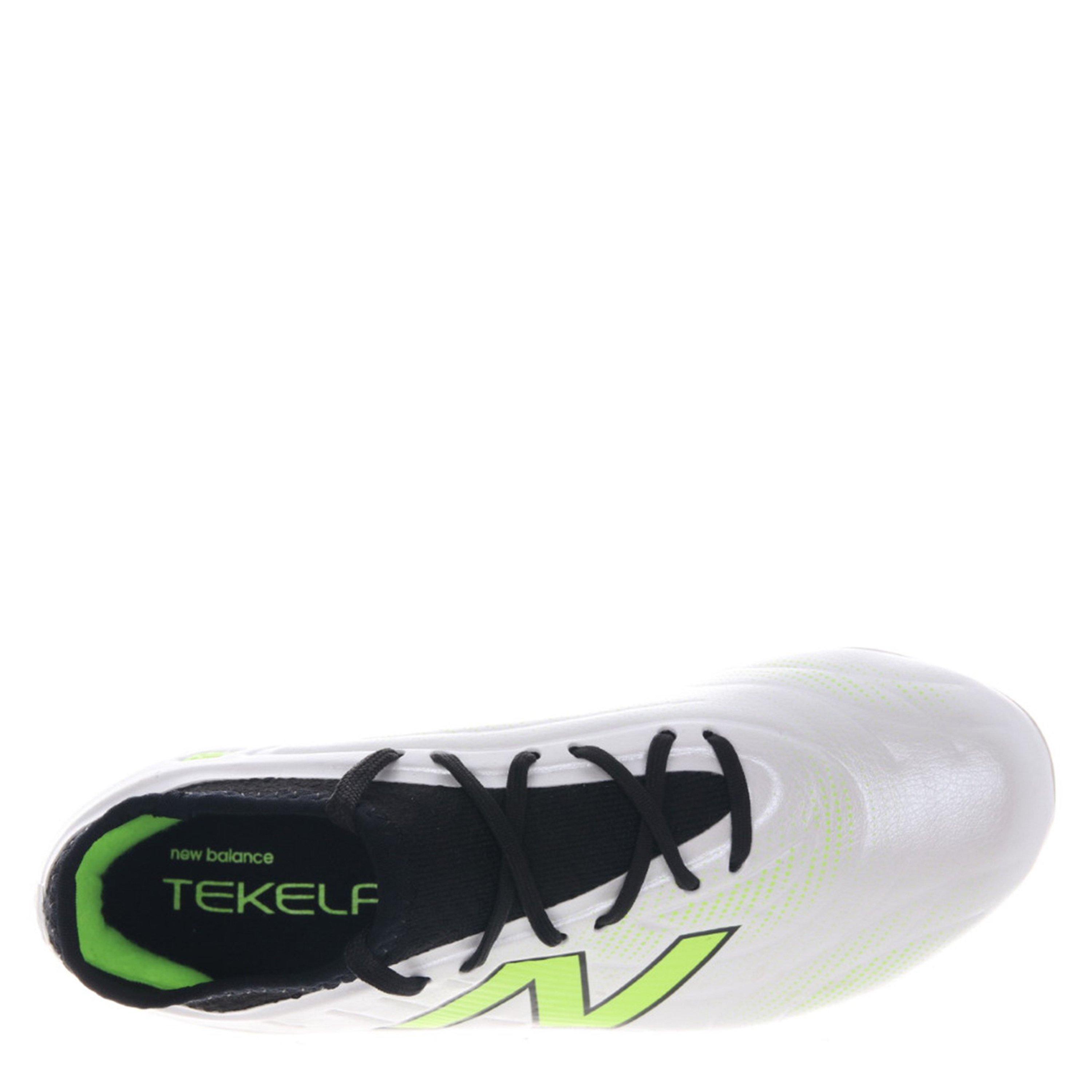 New Balance Tekela Academy Juniors Firm Ground Football Boots White/Green