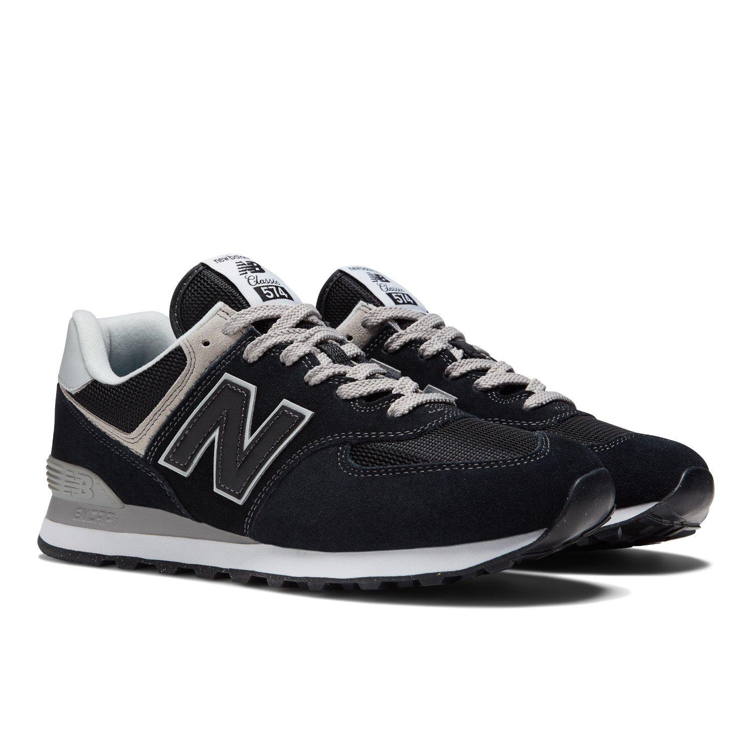 New Balance NB 574 Mens Black/White