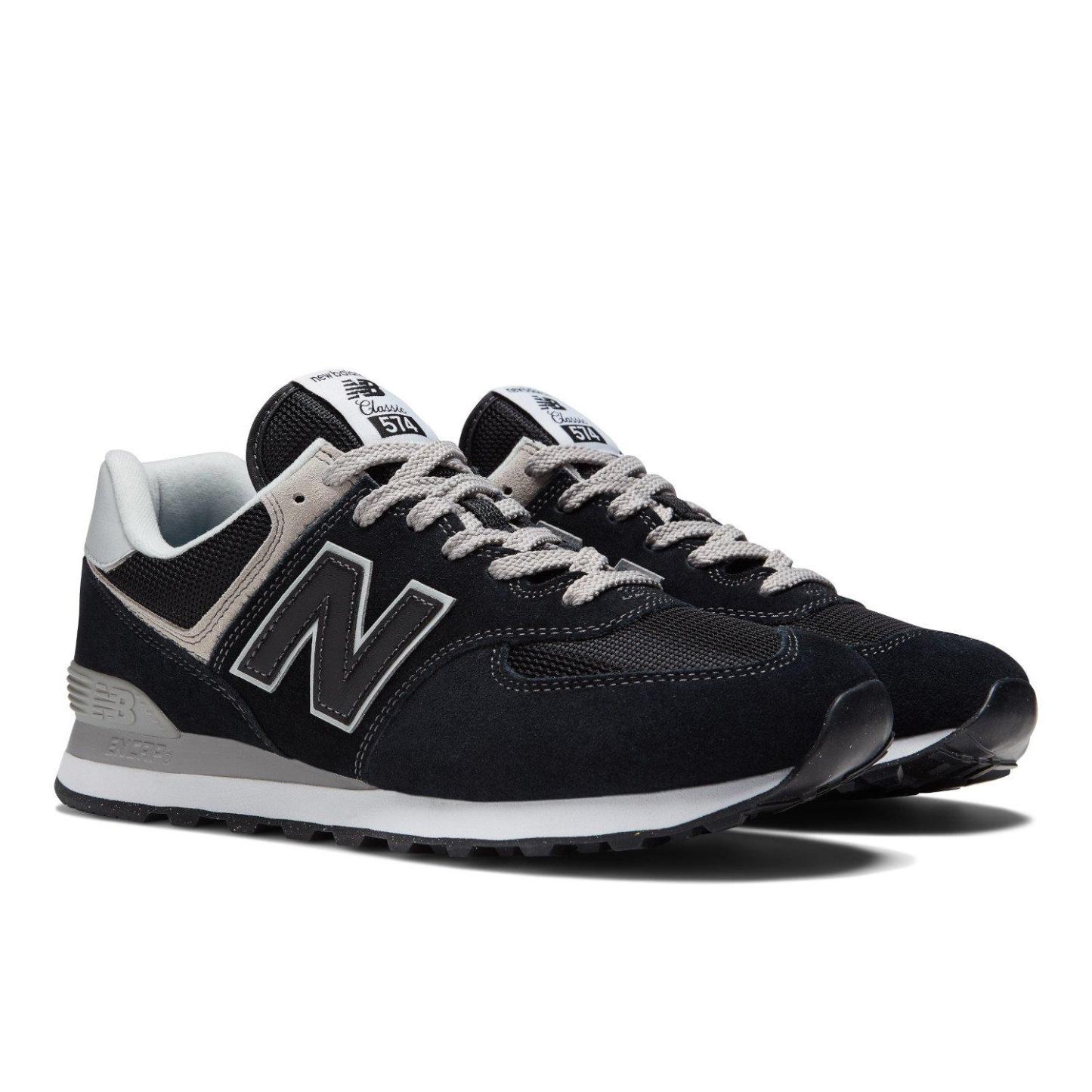 New Balance NB 574 Mens Black/White
