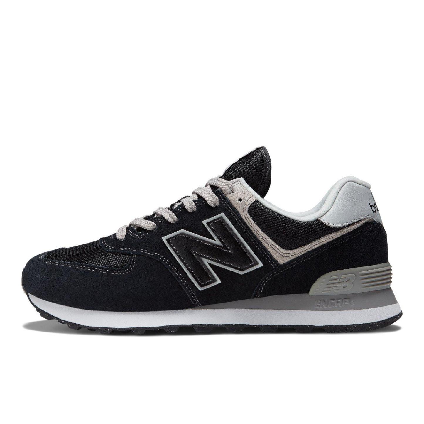 New Balance NB 574 Mens Black/White