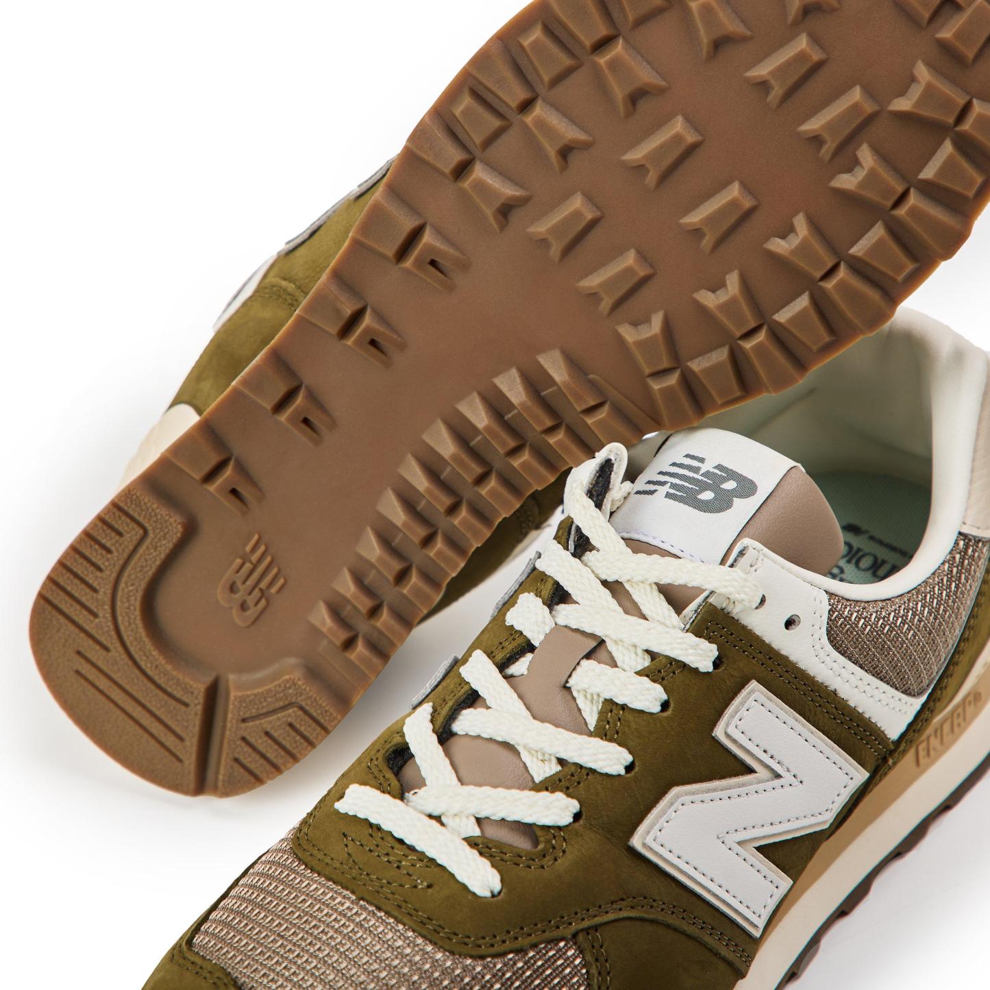 New Balance NB 574 Mens Calcium/Silver
