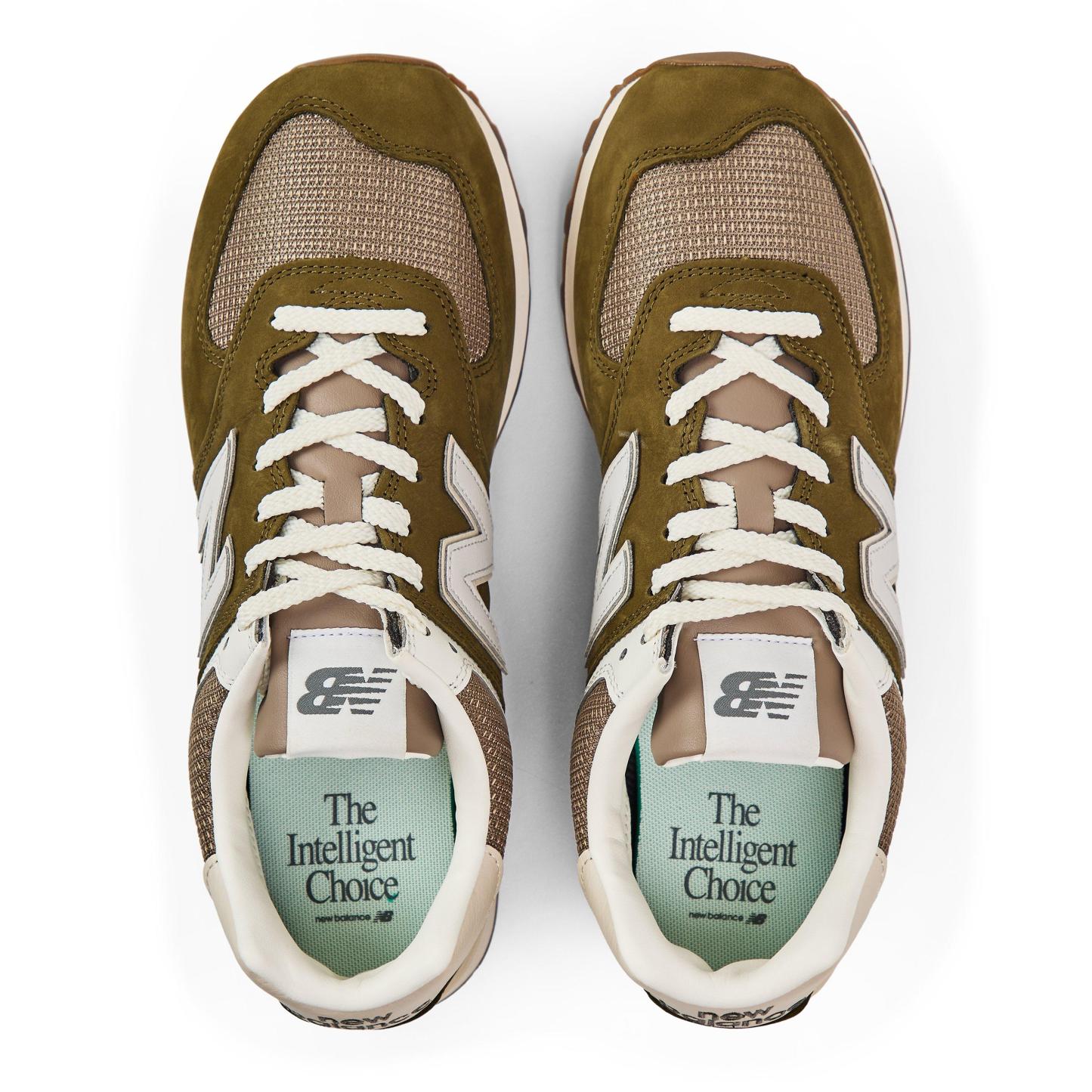 New Balance NB 574 Mens Calcium/Silver