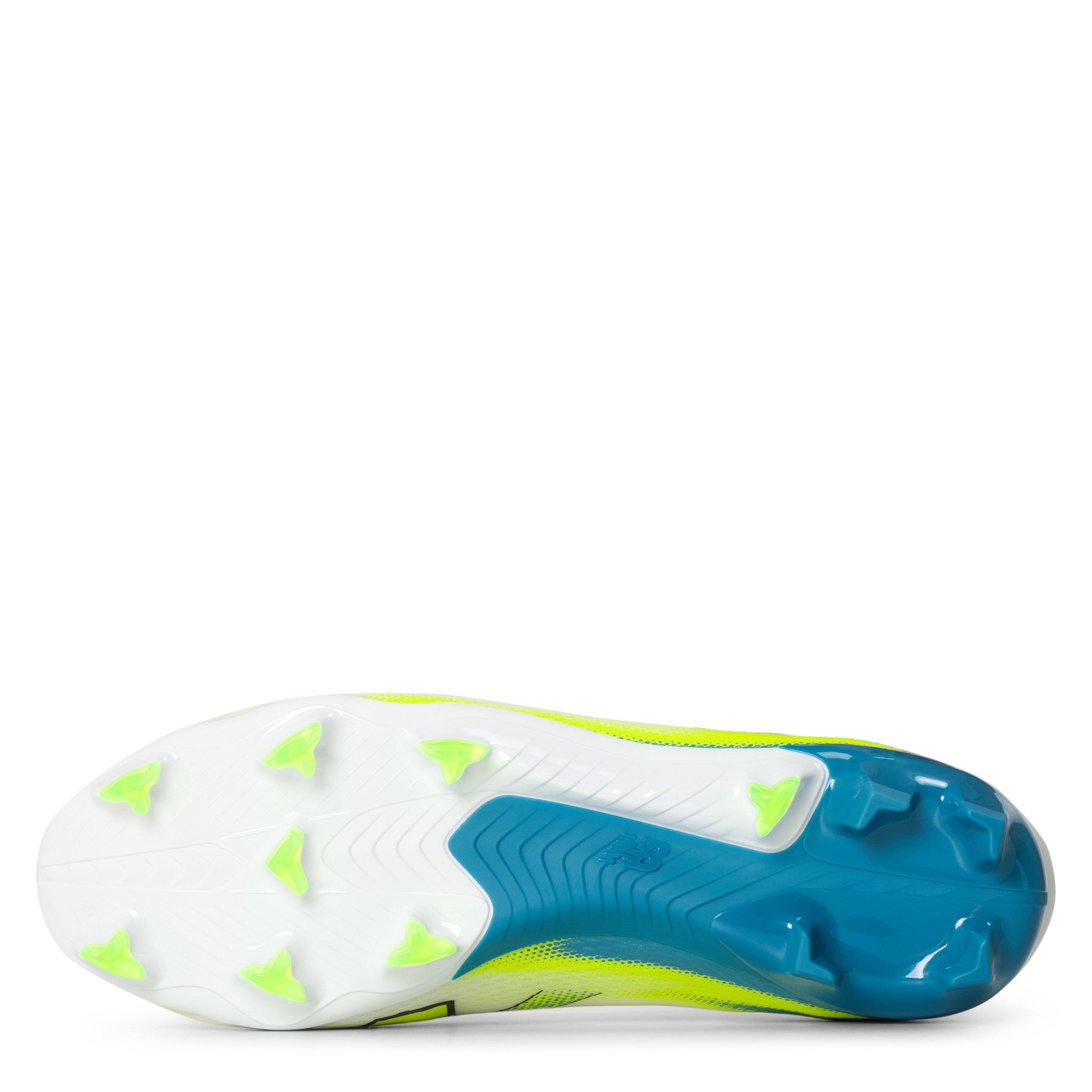 New Balance Men's Furon .3 Firm Ground Football Boots White/Lime