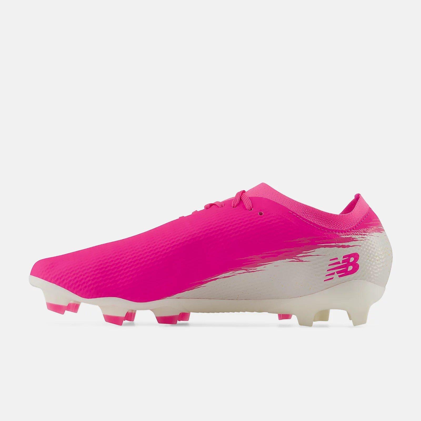 New Balance Men's Furon .3 Firm Ground Football Boots Pink/White