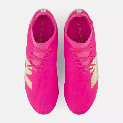 New Balance Men's Furon .3 Firm Ground Football Boots Pink/White
