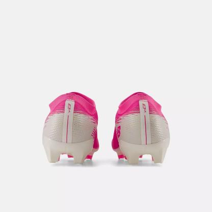 New Balance Men's Furon .3 Firm Ground Football Boots Pink/White