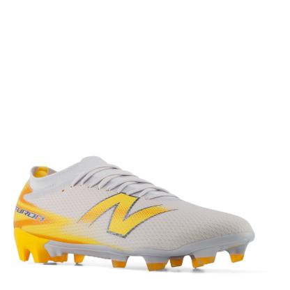 New Balance Men's Furon .3 Firm Ground Football Boots White/Orange
