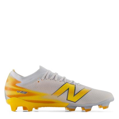 New Balance Men's Furon .3 Firm Ground Football Boots White/Orange