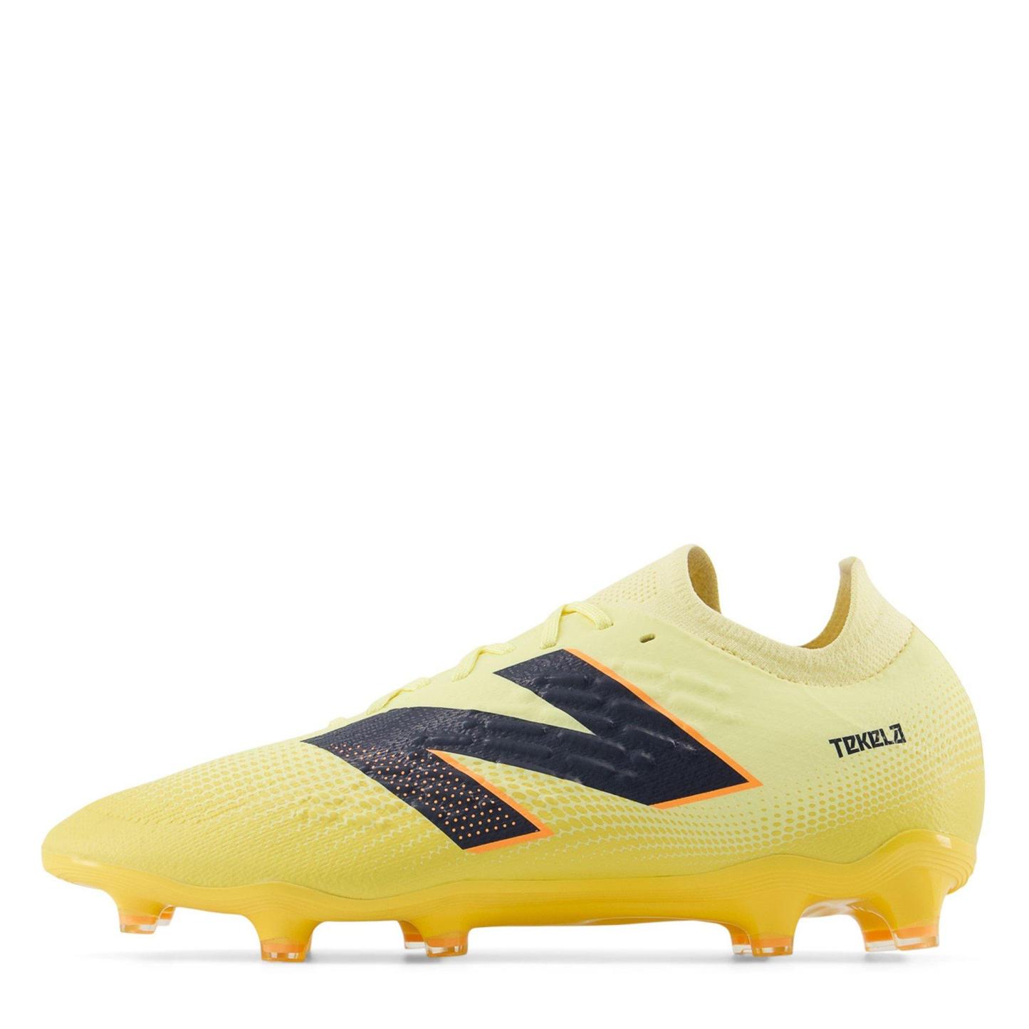 New Balance Tekela V4+ Magia Firm Ground Football Boots Orange/Black