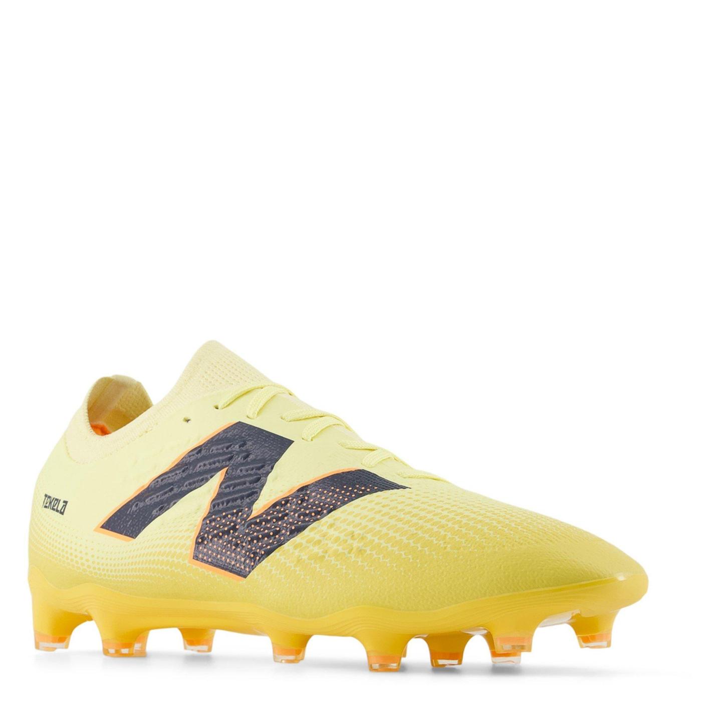 New Balance Tekela V4+ Magia Firm Ground Football Boots Orange/Black