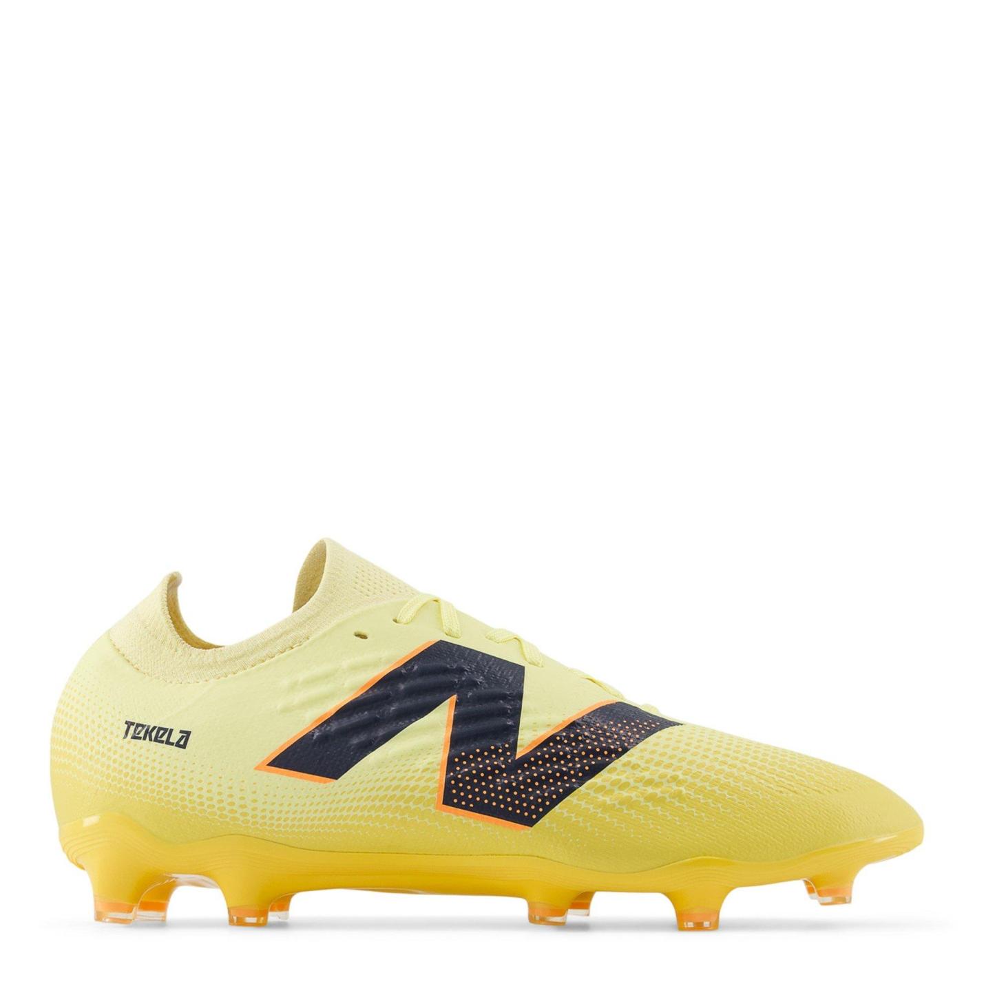 New Balance Tekela V4+ Magia Firm Ground Football Boots Orange/Black