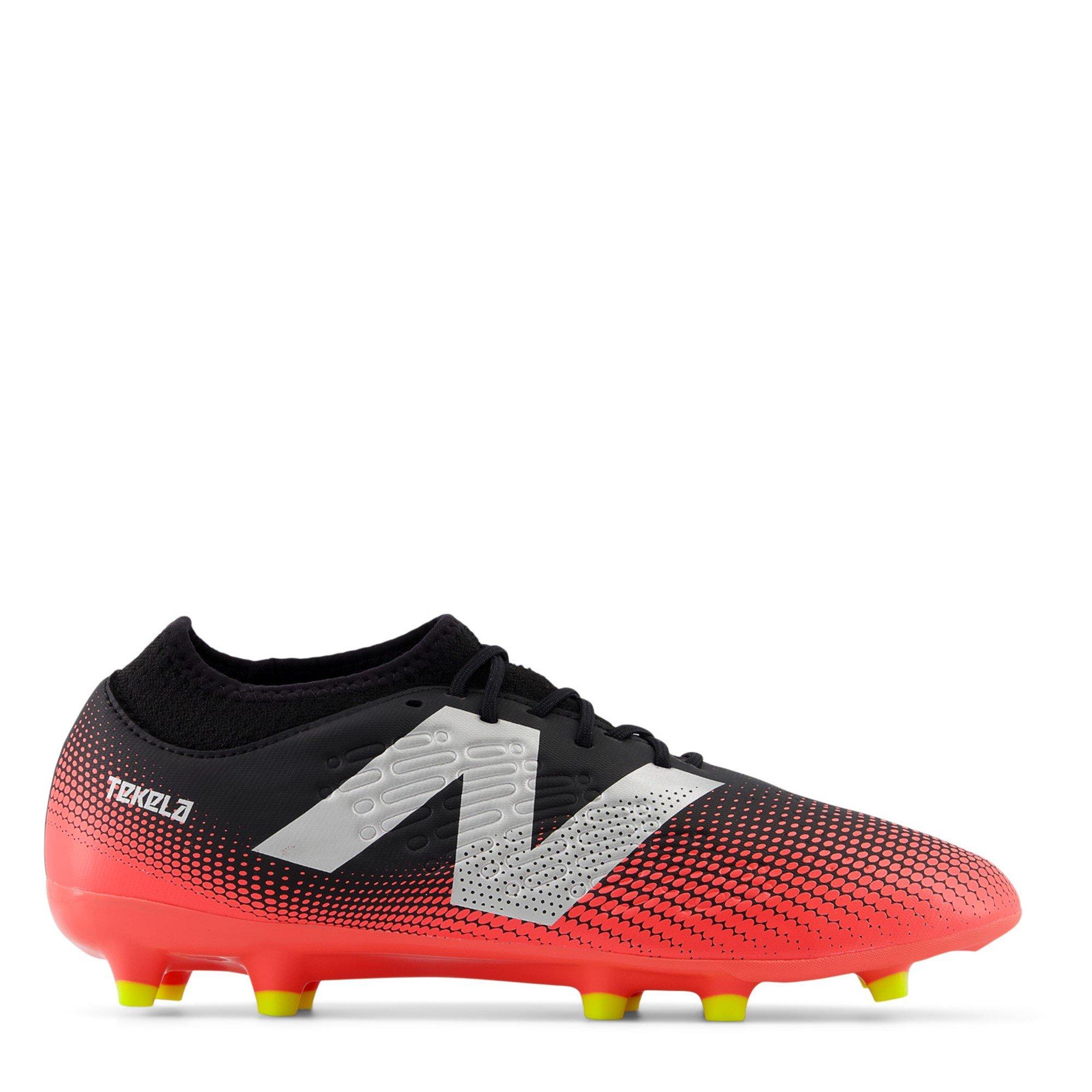 New Balance Tekela 4+ Magique Firm Ground Football Boots Black/Red