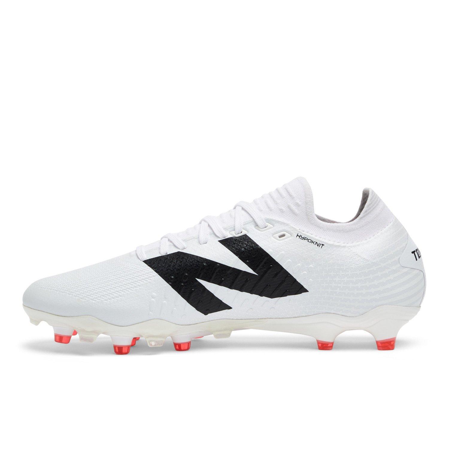 New Balance Tekela V4+ Pro Low Firm Ground Football Boots White/Black