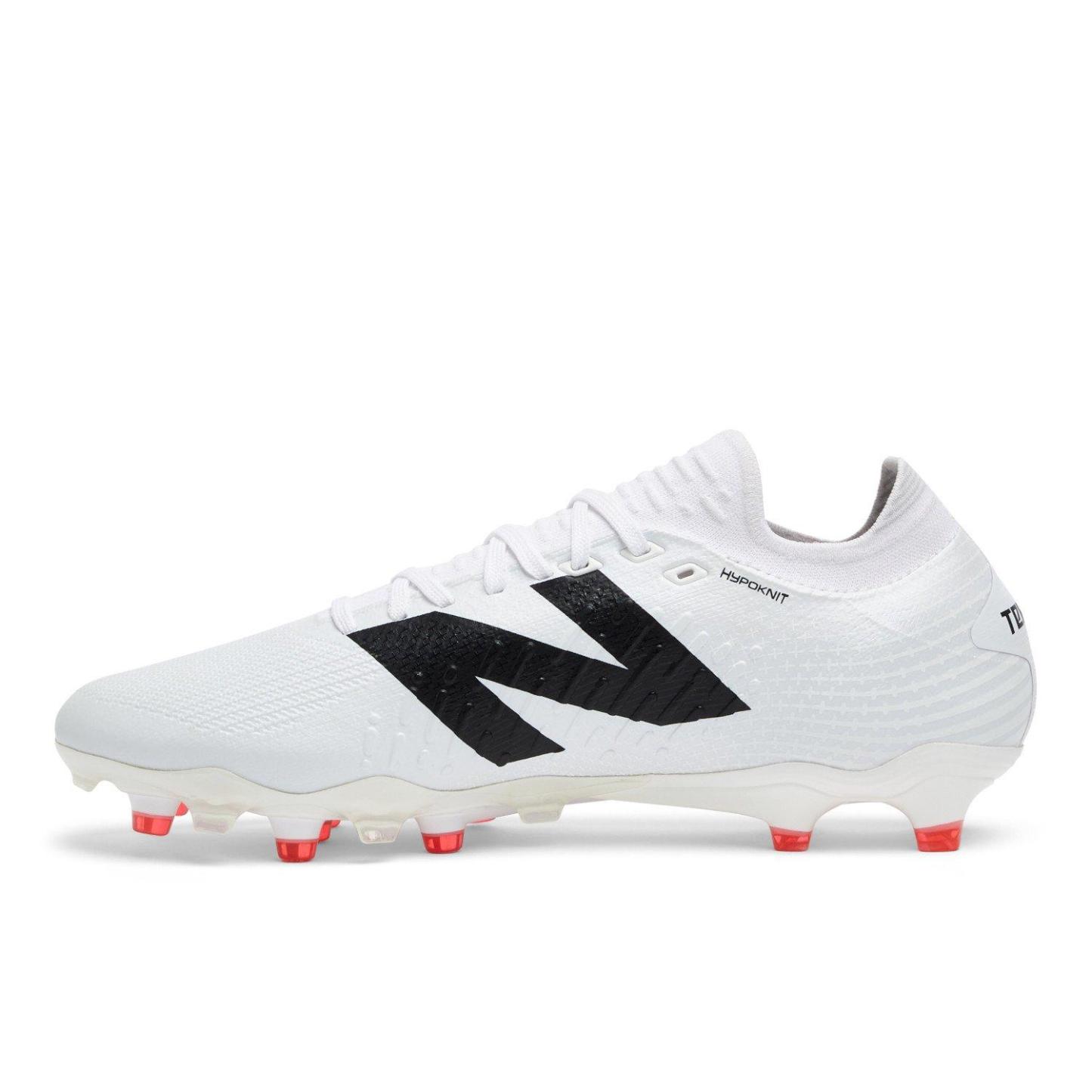 New Balance Tekela V4+ Pro Low Firm Ground Football Boots White/Black