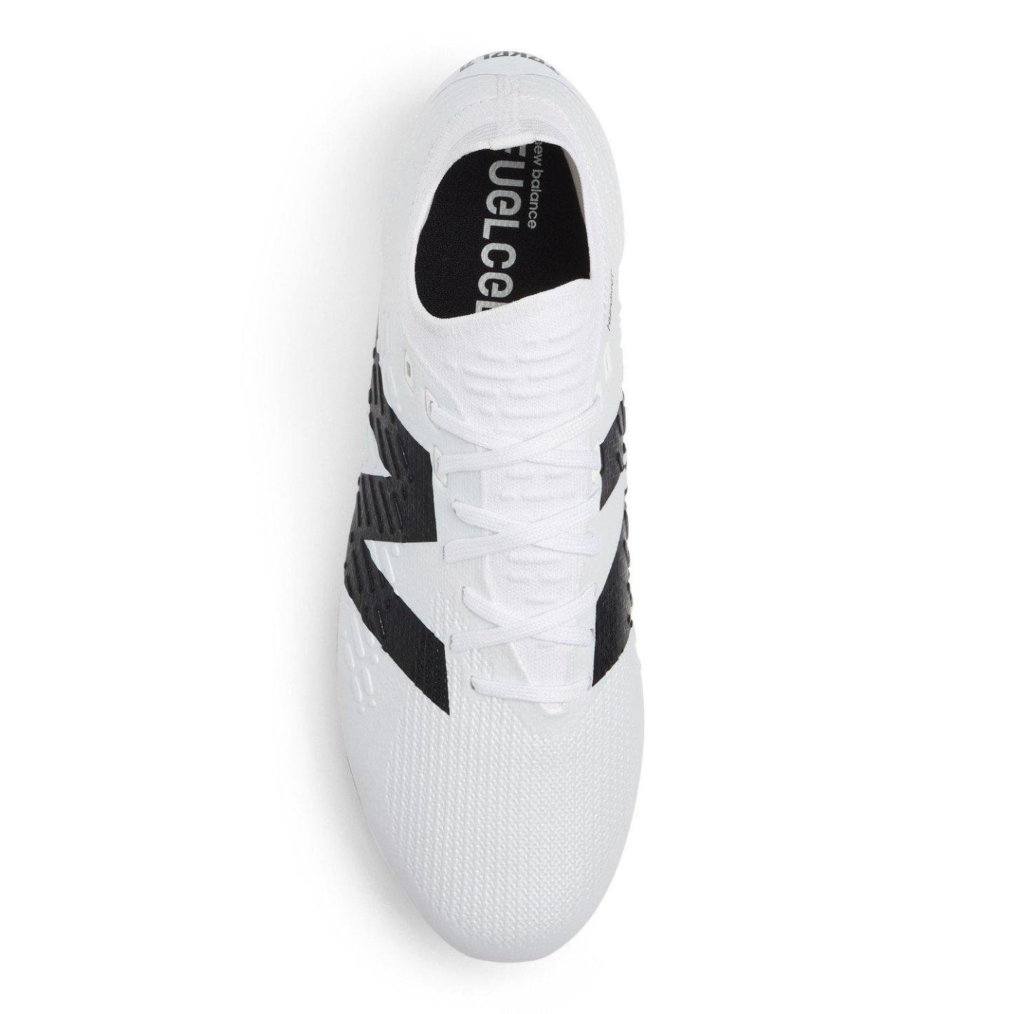 New Balance Tekela V4+ Pro Low Firm Ground Football Boots White/Black