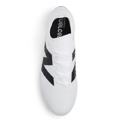 New Balance Tekela V4+ Pro Low Firm Ground Football Boots White/Black