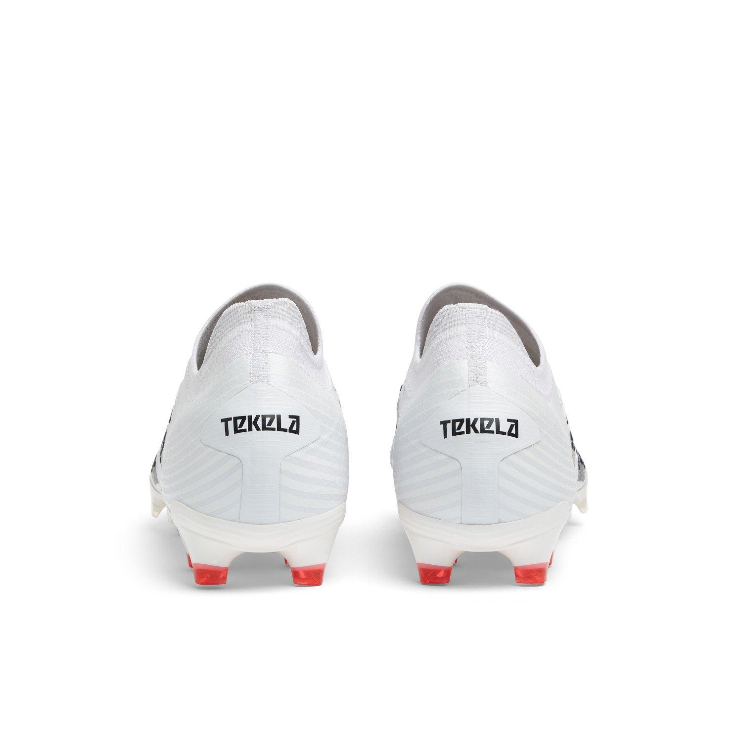 New Balance Tekela V4+ Pro Low Firm Ground Football Boots White/Black