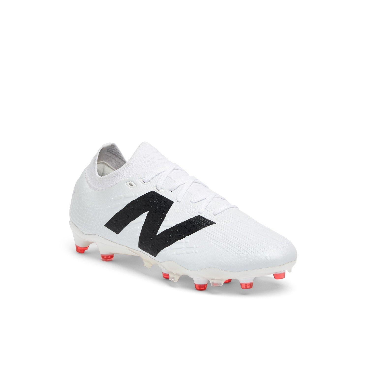 New Balance Tekela V4+ Pro Low Firm Ground Football Boots White/Black