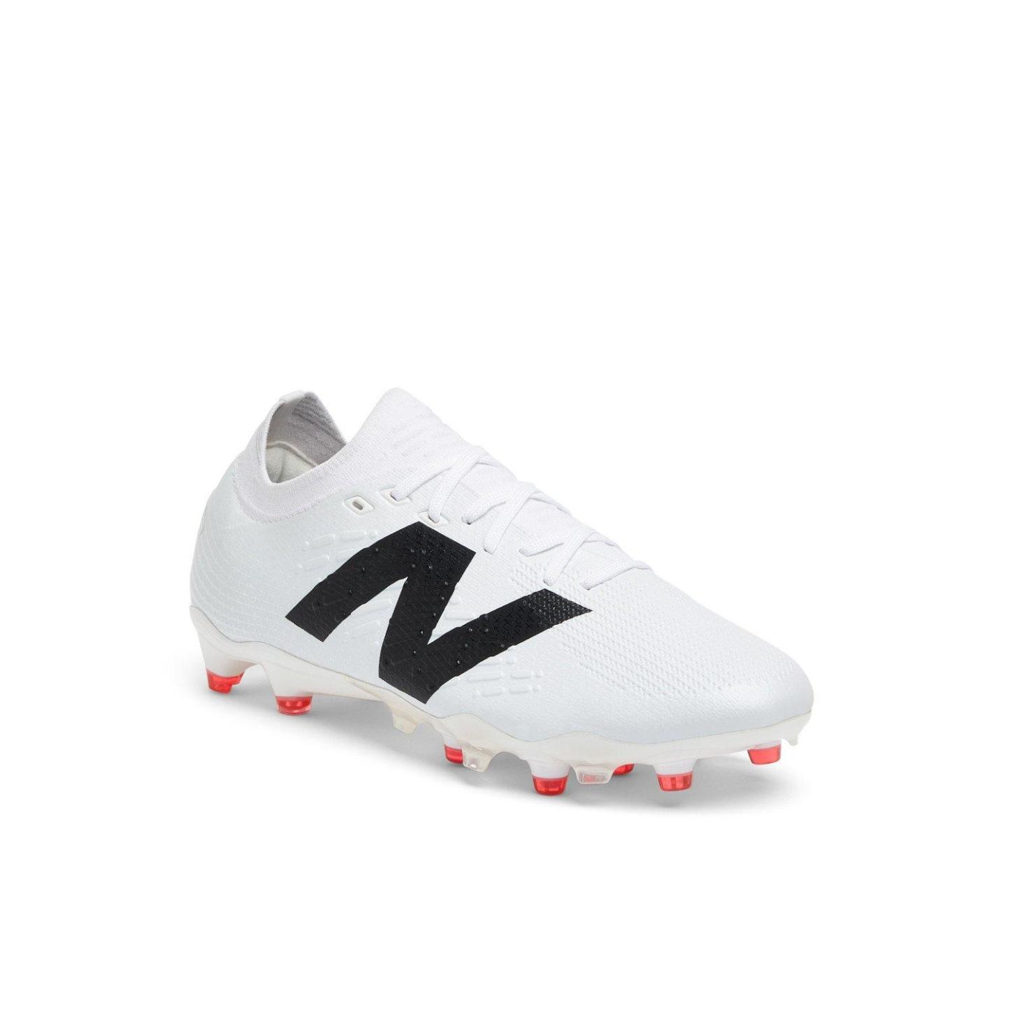 New Balance Tekela V4+ Pro Low Firm Ground Football Boots White/Black