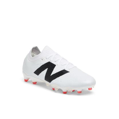 New Balance Tekela V4+ Pro Low Firm Ground Football Boots White/Black