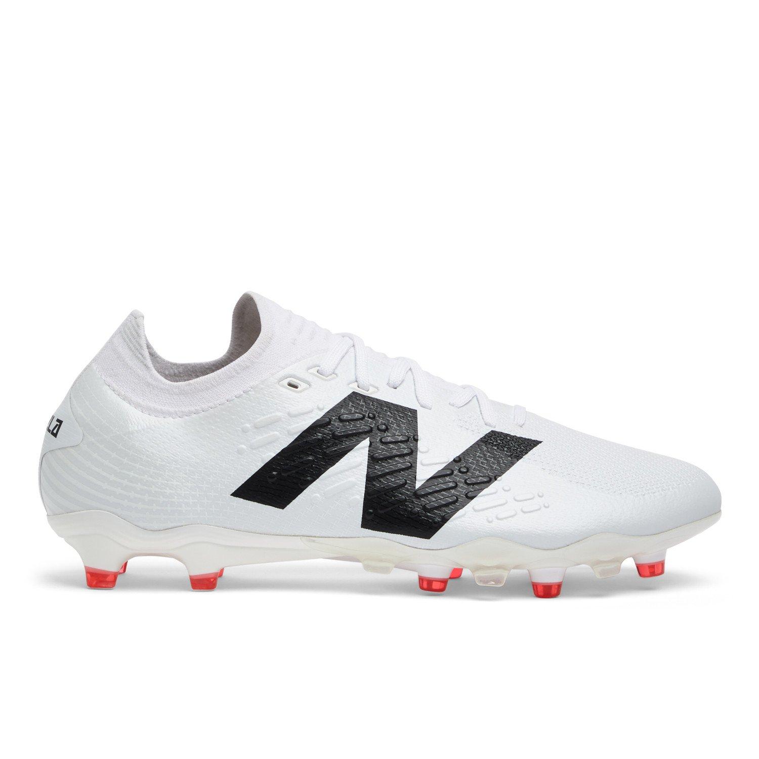 New Balance Tekela V4+ Pro Low Firm Ground Football Boots White/Black