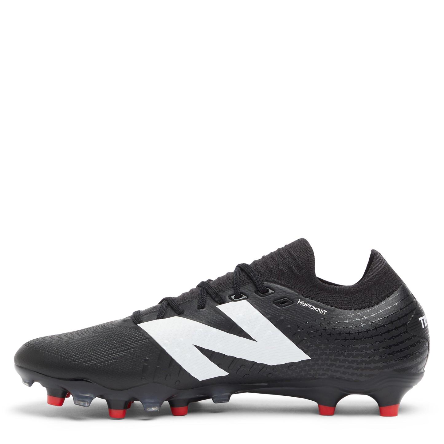 New Balance Tekela V4+ Pro Low Firm Ground Football Boots Black/White