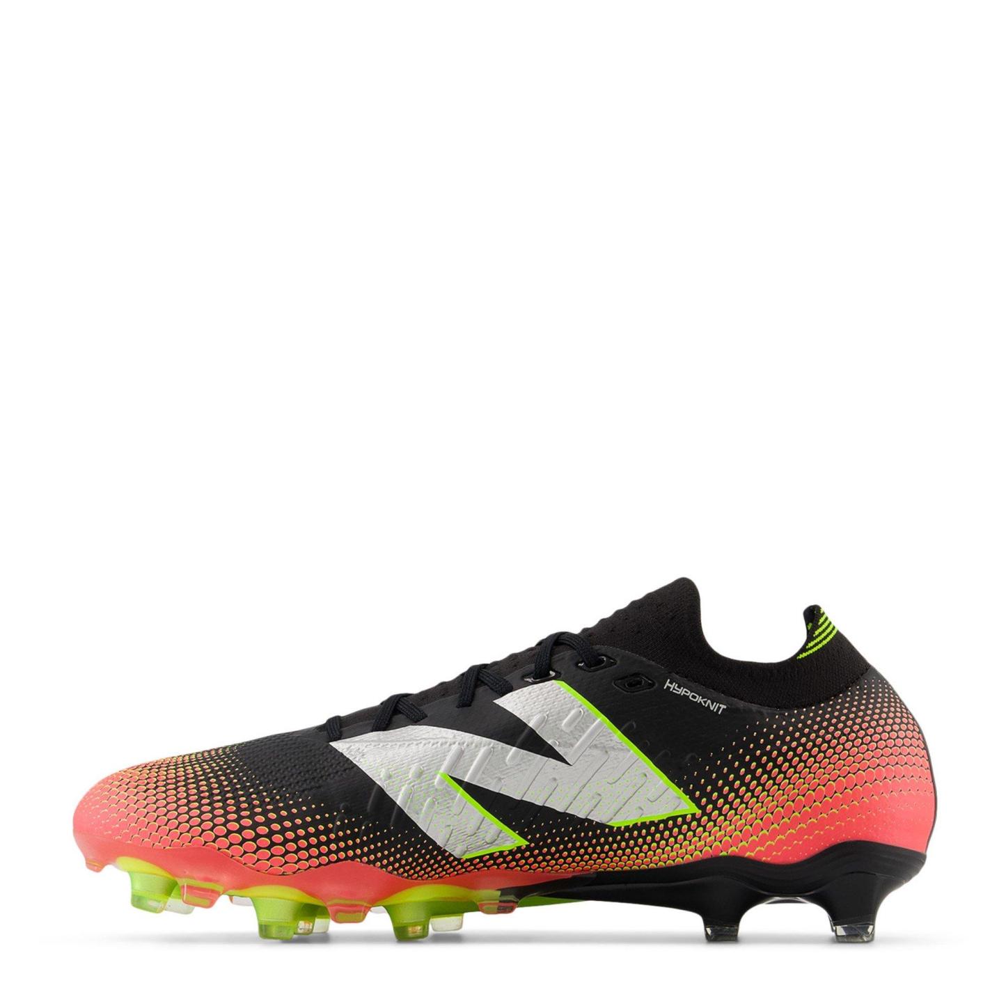New Balance Tekela V4+ Firm Ground Football Boots Black/Red