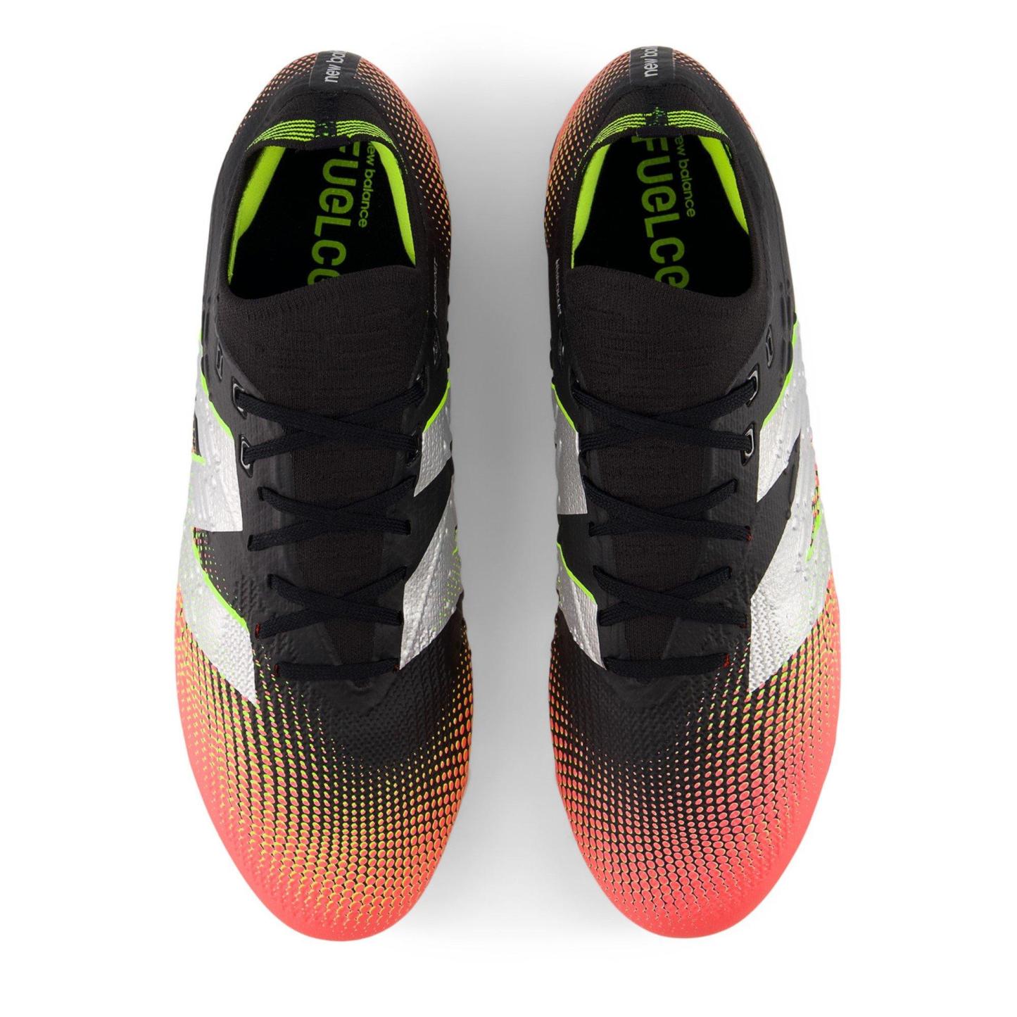 New Balance Tekela V4+ Firm Ground Football Boots Black/Red