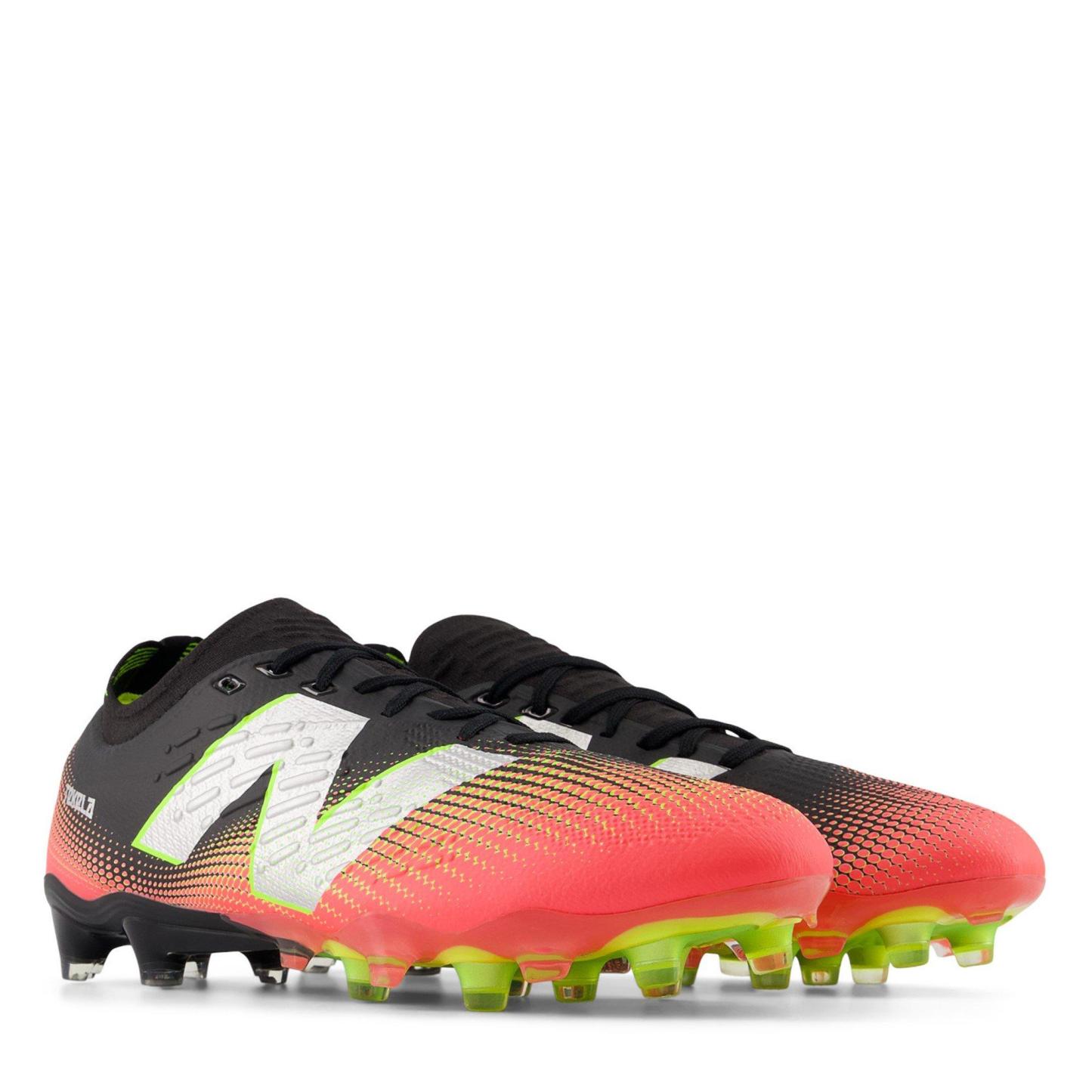 New Balance Tekela V4+ Firm Ground Football Boots Black/Red
