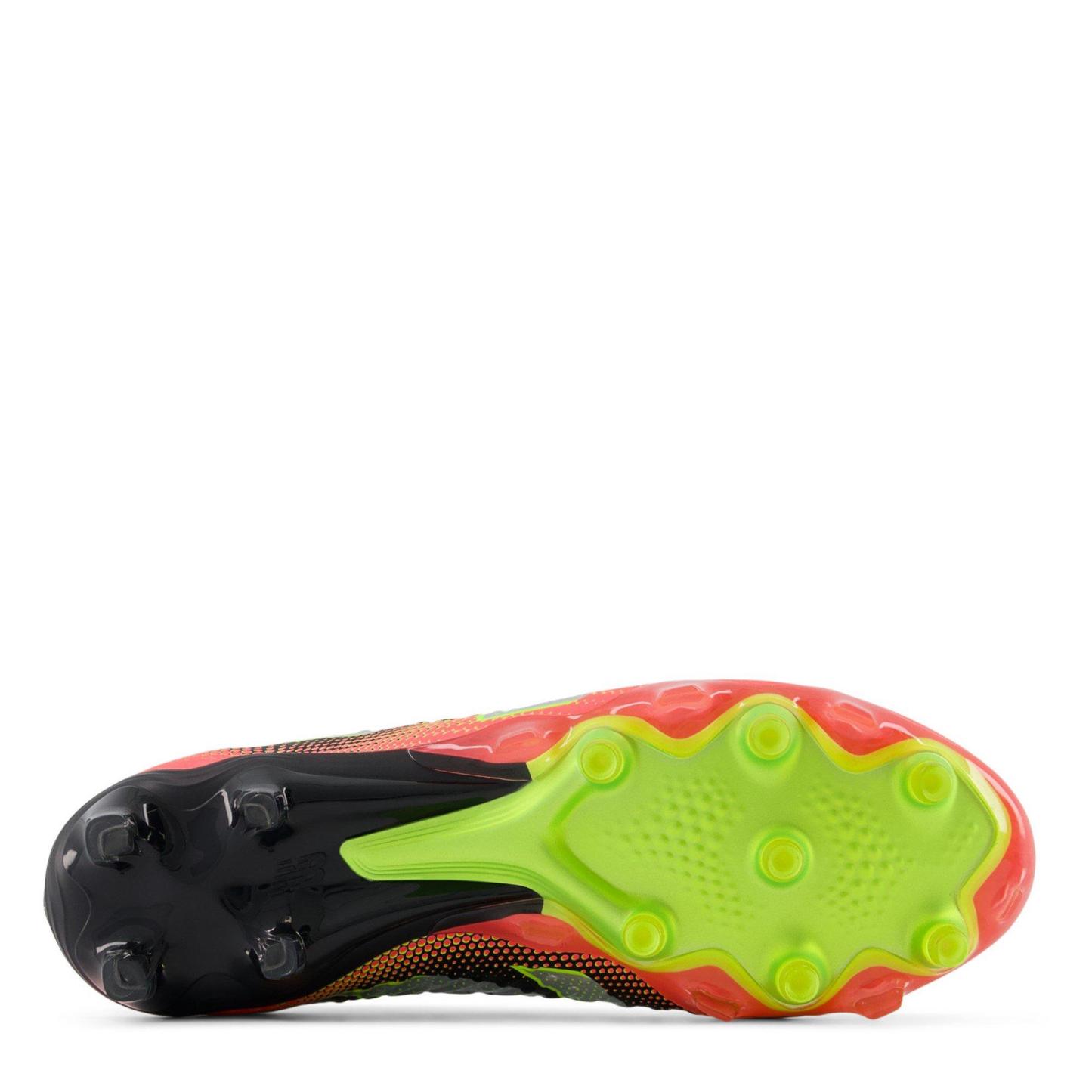 New Balance Tekela V4+ Firm Ground Football Boots Black/Red