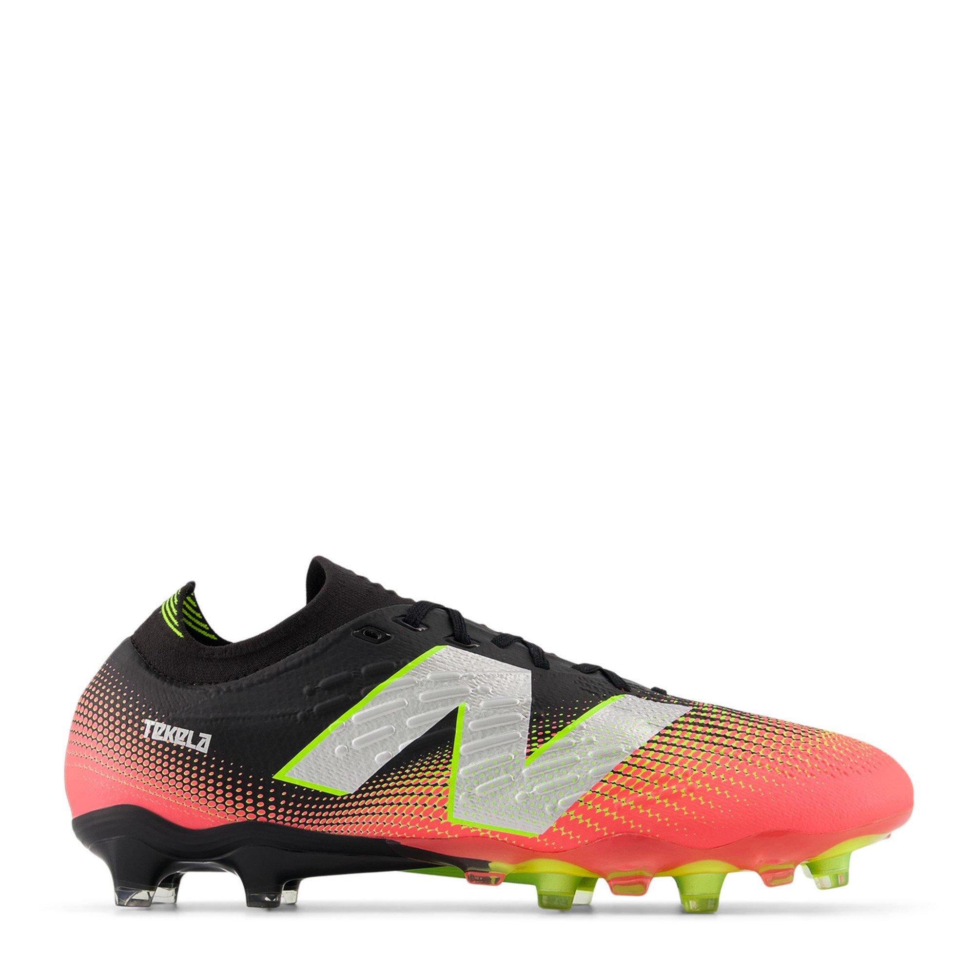 New Balance Tekela V4+ Firm Ground Football Boots Black/Red