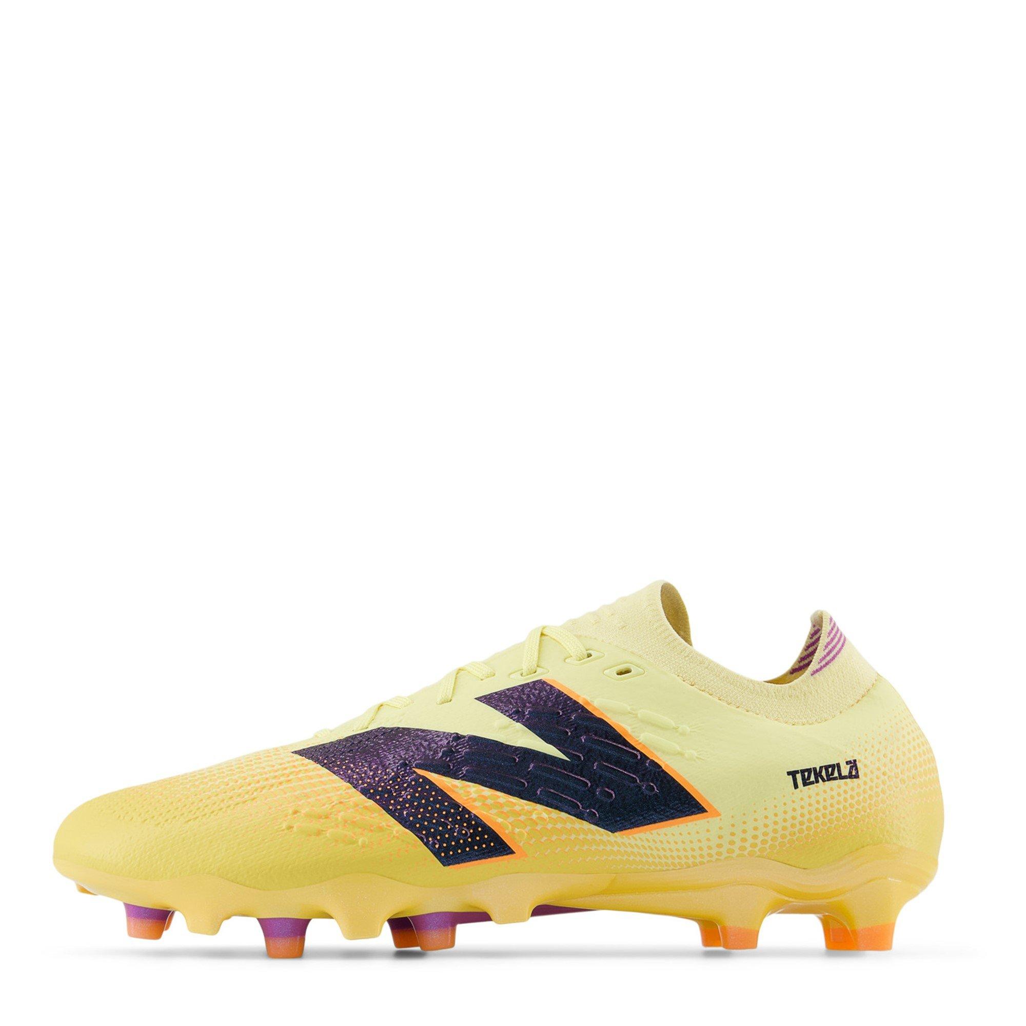 New Balance Tekela V4+ Firm Ground Football Boots Orange/Black