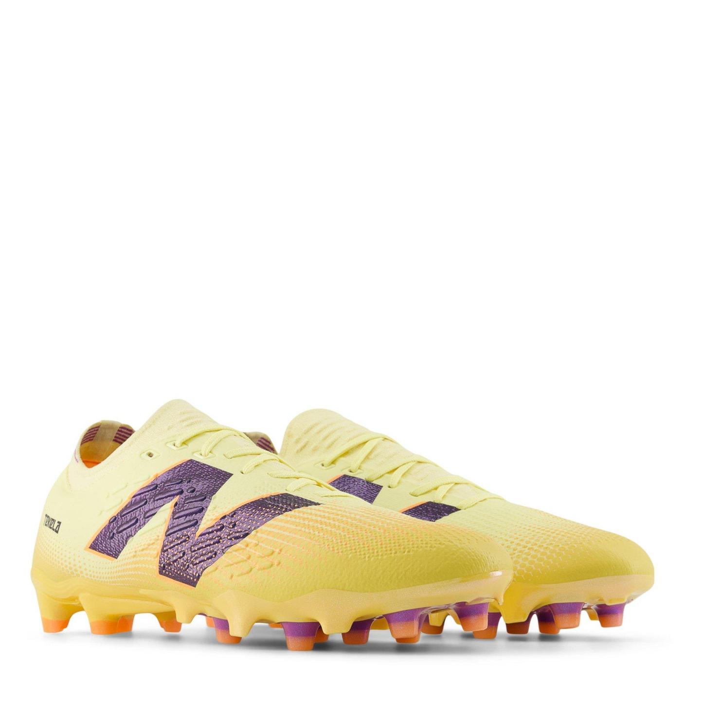 New Balance Tekela V4+ Firm Ground Football Boots Orange/Black