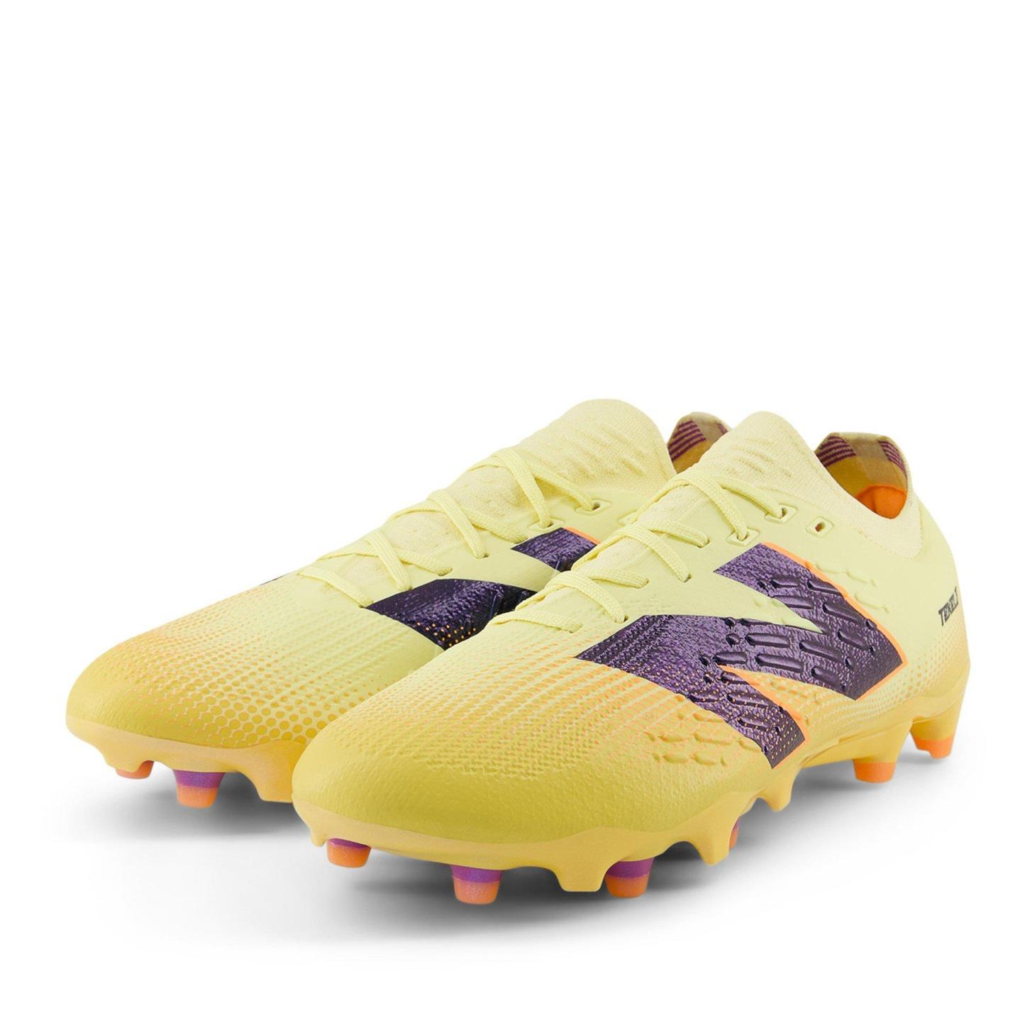 New Balance Tekela V4+ Firm Ground Football Boots Orange/Black