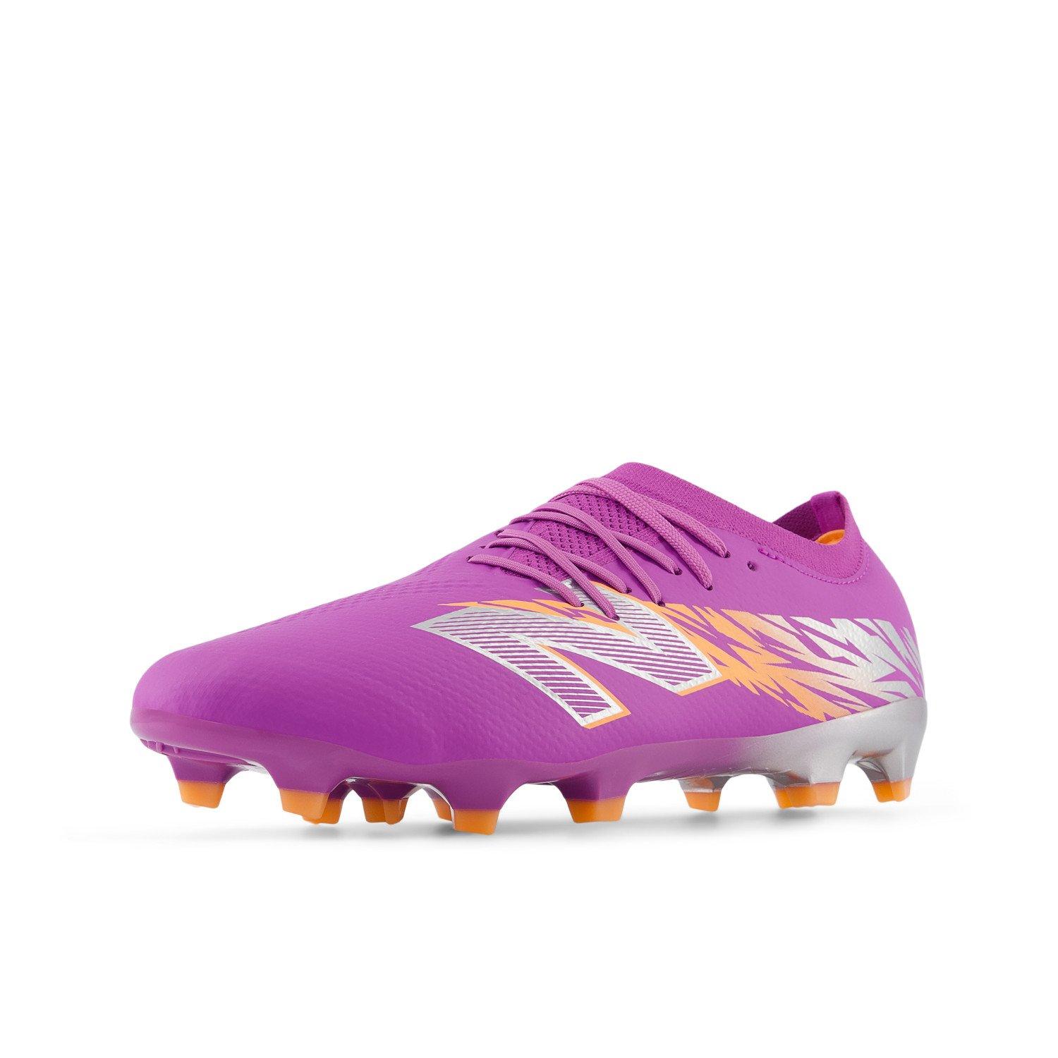 New Balance Furon Team V8 Adults Firm Ground Football Boots Purple/Orange