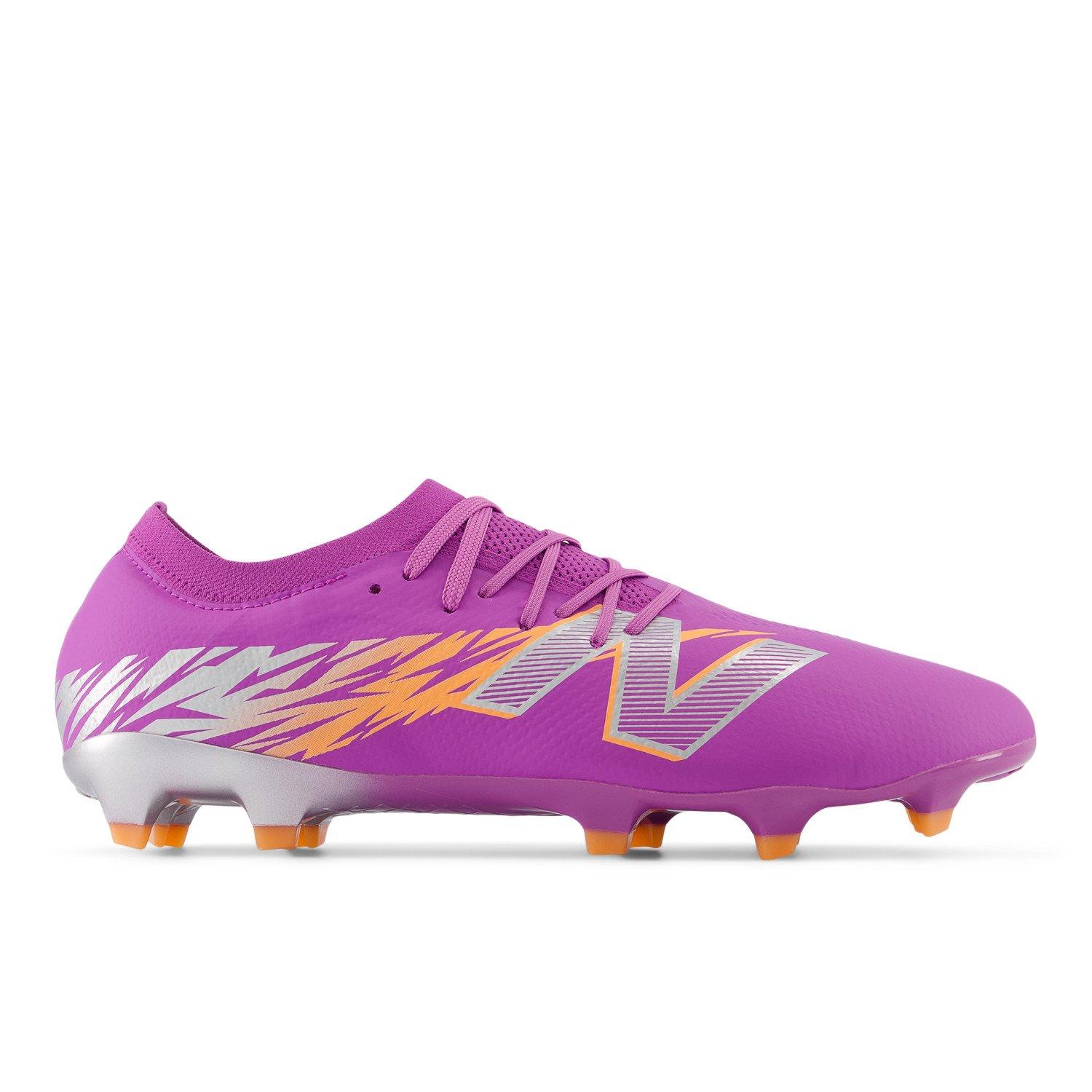 New Balance Furon Team V8 Adults Firm Ground Football Boots Purple/Orange