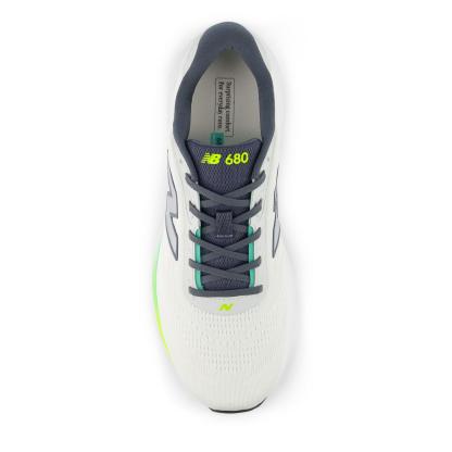 New Balance Fresh Foam 680 v8 Mens Running Shoes White/Yellow